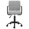 vidaXL Bürostuhl Drehbar Hellgrau Samt