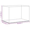 vidaXL Vitrine Transparent 56x36x37 cm Acryl