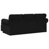 vidaXL Sofa Schwarz Gesamtabmessungen: 195 x 138 x 80 cm (B x T x H)