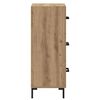 vidaXL Sideboard Artisan-Eiche 34,5 x 34 x 90 cm Holzwerkstoff
