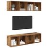 vidaXL TV-Schrankset 2 pcs Altholz 37 x 37 x 142,5 cm Holzwerkstoff