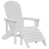 vidaXL Garten Lounge Möbel 2 pcs Weiß 74 x 82 x 90cm Plastik