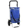 vidaXL Einkaufswagen Blau 36,5 x 46,5 x 100,5 cm Oxford-stoff