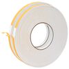 vidaXL Selbstklebendes Schaumstoffband 2 pcs Wei&szlig; 10mm x 10m CR-Schaum