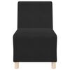 vidaXL | Modulares Armfreies Sofa | Schwarz 55 x 74 x 82 cm Samt