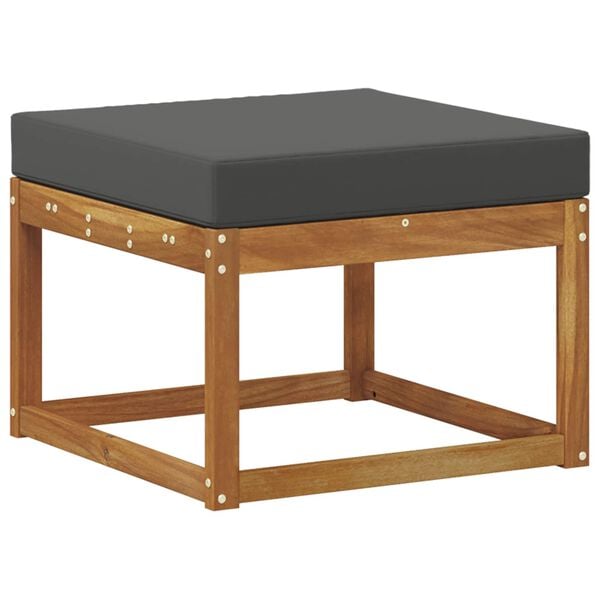 vidaXL Outdoor-Sofagarnitur mit Kissen 5 pcs Natur und Anthrazit