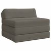 vidaXL Klappsofa Bett Hellgrau 200 x 70 x 10 cm Cordstoff
