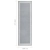 vidaXL Teppichl&auml;ufer BCF Grau mit Motiv 100x350 cm