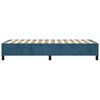 vidaXL Boxspringbettgestell Dunkelblau 80x200 cm Samt