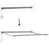vidaXL Einziehbare Markise Beige 400 x 300 cm Aluminium und Stoff