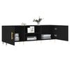 vidaXL TV-Schrank Schwarz 150x30x50 cm Holzwerkstoff