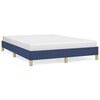 vidaXL Bettgestell ohne Matratze Blau 140x200 cm Stoff