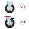 vidaXL 24 Stk. Rollen 200 mm