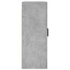 vidaXL Wandschrank Betongrau 69,5x34x90 cm