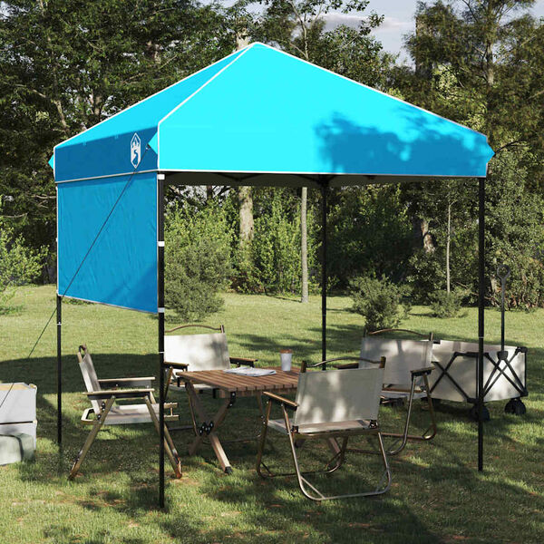 vidaXL Pop-up Pavillon Zelt Blau 200 x 200 cm Stoff