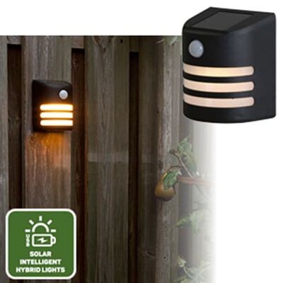 Luxform Intelligente Hybride LED-Garten-Solarleuchte Wisconsin PIR