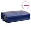 vidaXL Abdeckplane Blau 1,5x6 m 650 g/m&sup2;