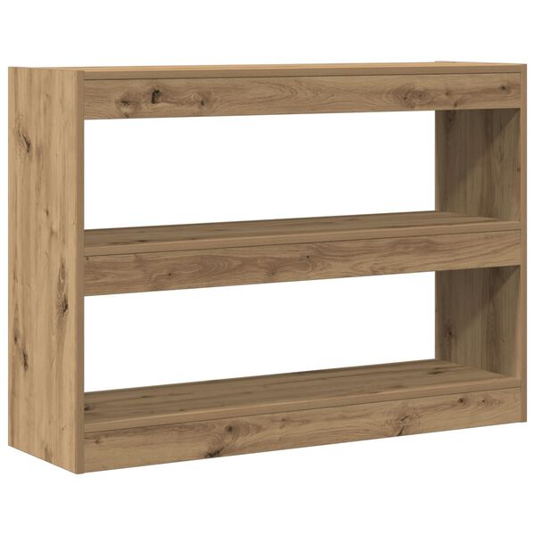 vidaXL Bücherregal Artisan-Eiche 100 x 30 x 72 cm Holzwerkstoff