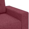 vidaXL Sofa-Sessel Weinrot 100x78x80 cm Stoff