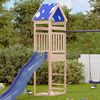 vidaXL Spielturm Braun 52,5 x 85 x 265 cm Massives Kiefernholz