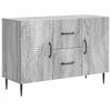 vidaXL Sideboard Graues Sonoma 89 x 34,5 x 60 cm Holzwerkstoff