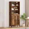 vidaXL Highboard 2 pcs Altholz Holzwerkstoff