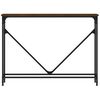 vidaXL Konsolentisch Braun Eichen-Optik 102x22,5x75 cm Holzwerkstoff