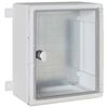 vidaXL Steuerungsschrank Grau 37 x 16,5 x 35 cm ABS Kunststoff