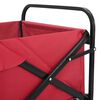 vidaXL Klapp-Handwagen Rot 89 x 63 x 96 cm Stahl und Oxford-Stoff