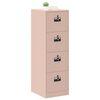 vidaXL Aktenschrank 2 pcs Rosa 44 x 50 x 106,5 cm Kaltgewalzter Stahl