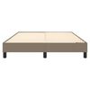 vidaXL Boxspringbettgestell Taupe 140x190 cm Stoff