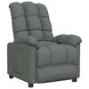 vidaXL Relaxsessel Dunkelgrau Stoff