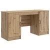 vidaXL Schreibtisch Artisan-Eiche Holzwerkstoff 142,5 x 50 x 75 cm