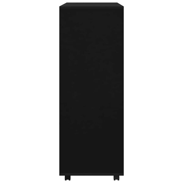 vidaXL Kleiderschrank Schwarz 80x40x110 cm Holzwerkstoff