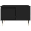 vidaXL Couchtisch Schwarz 55x55x36,5 cm Holzwerkstoff