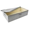 vidaXL Aufbewahrungsboxen 2 Stk. Stoff 70x40x18 cm Grau