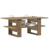 vidaXL Couchtisch Artisan-Eiche 102x55x42 cm Holzwerkstoff
