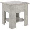 vidaXL Couchtisch Betongrau 40x40x42 cm Holzwerkstoff