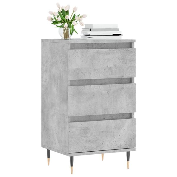 vidaXL Sideboard Betongrau 40x35x70 cm Holzwerkstoff
