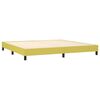vidaXL Boxspringbett mit Matratze Gr&uuml;n 200x200 cm Stoff