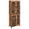 vidaXL Highboard Altholz 69,5 x 34 x 180 cm Holzwerkstoff
