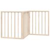 vidaXL Hundegitter Faltbar 3 Paneele 150 cm Pappelholz