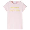 Kinder-T-Shirt Zartrosa 104