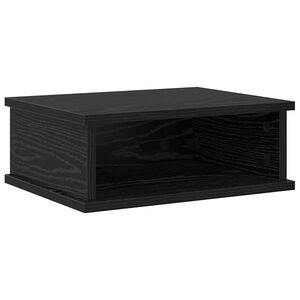 vidaXL Nachttisch Schwarz Eichen-Optik 40 x 31 x 15 cm Holzwerkstoff