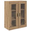 vidaXL Highboard mit Schubladen 2 pcs Artisan-Eiche Holzwerkstoff