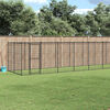 vidaXL Outdoor-Hundezwinger Stahl 16,94 m&sup2;