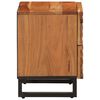 vidaXL Nachttisch 40x34x46 cm Massivholz Akazie