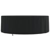 vidaXL Gartenm&ouml;bel-Abdeckung Rund Schwarz &Oslash; 244x71 cm 420D Oxford
