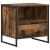 vidaXL Nachttisch Raucharbe 50 x 39,5 x 50 cm Holzwerkstoff