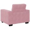 vidaXL Sessel Rosa 100x77x82 cm Samt